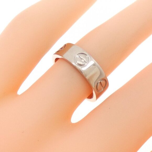 Original Vintage Cartier 18k White Gold Love Ring, Rare  Cartier Love Ring